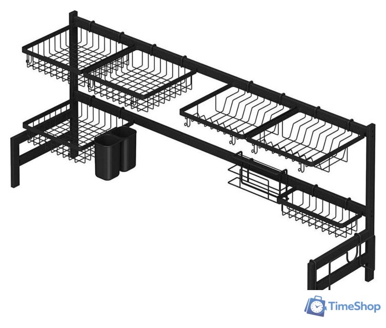 Сушилка для посуды Starax S-4152-A (антрацит) - Изображение №1 — Интернет-магазин Time-Shop