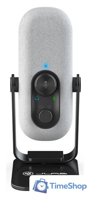 Проводной микрофон JLab GO Talk (белый) - Изображение №3 — Интернет-магазин Time-Shop