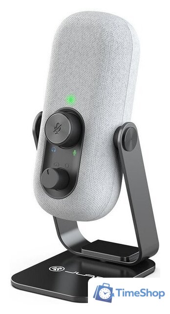 Проводной микрофон JLab GO Talk (белый) - Изображение №1 — Интернет-магазин Time-Shop