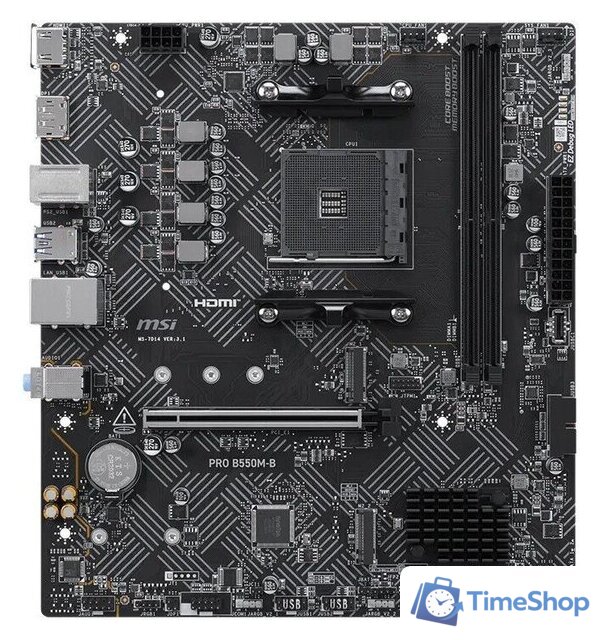 Материнская плата MSI Pro B550M-B - Изображение №1 — Интернет-магазин Time-Shop