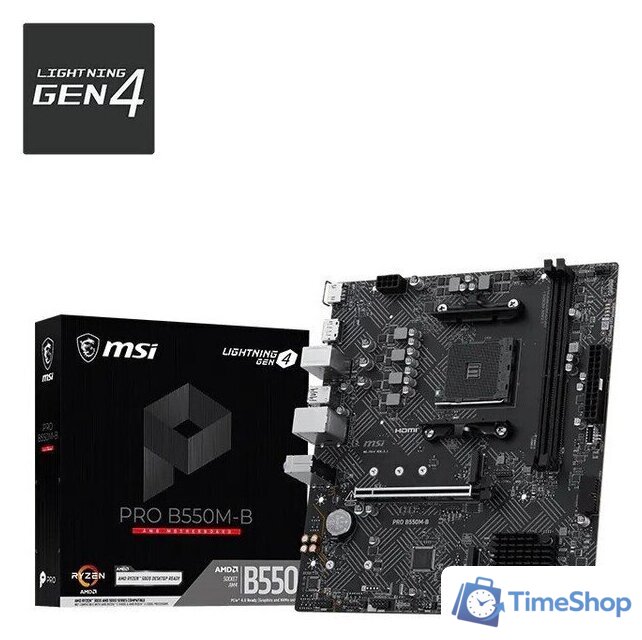 Материнская плата MSI Pro B550M-B - Изображение №5 — Интернет-магазин Time-Shop