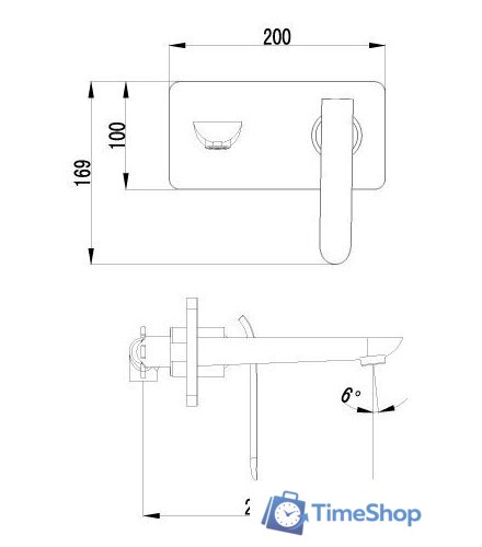 Смеситель без скрытого механизма Lemark Melange [LM4926CW] - Изображение №2 — Интернет-магазин Time-Shop