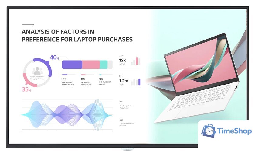 Информационная панель LG 43UH5J-H - Изображение №1 — Интернет-магазин Time-Shop