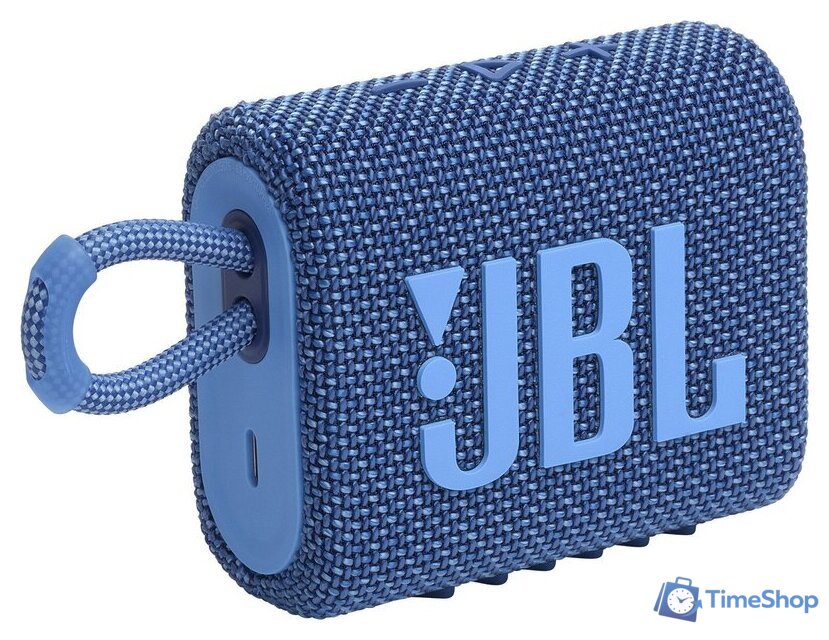 Беспроводная колонка JBL Go 3 Eco (синий) - Изображение №1 — Интернет-магазин Time-Shop