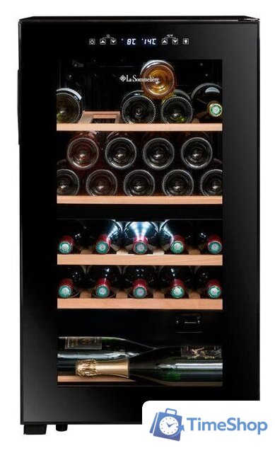 Винный шкаф La Sommeliere SLS32DZ Black - Изображение №1 — Интернет-магазин Time-Shop