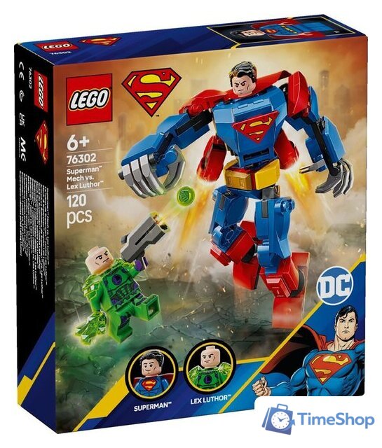 Конструктор LEGO DC 76302 Робот Супермена против Лекса Лютора - Изображение №1 — Интернет-магазин Time-Shop