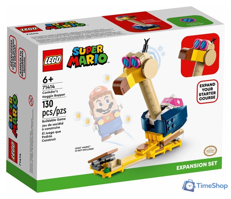Конструктор LEGO Super Mario 71414 Дополнительный набор: Конкдор Ноггин Боппер - Изображение №1 — Интернет-магазин Time-Shop