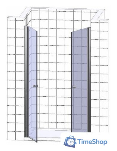 Душевая дверь WeltWasser WW600 600K2-90 - Изображение №3 — Интернет-магазин Time-Shop