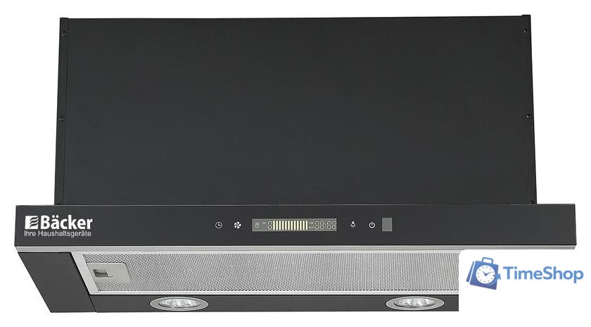 Кухонная вытяжка Backer TH60CL-2F200-SHINY BLACK RC - Изображение №3 — Интернет-магазин Time-Shop
