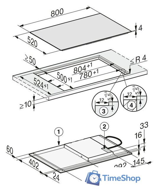 Варочная панель Miele KM 7373 FL - Изображение №4 — Интернет-магазин Time-Shop