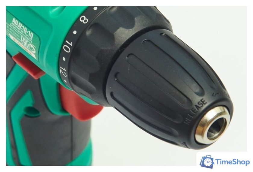 Дрель-шуруповерт DCA ADJZ10-10 (с 2-мя АКБ, кейс) - Изображение №4 — Интернет-магазин Time-Shop