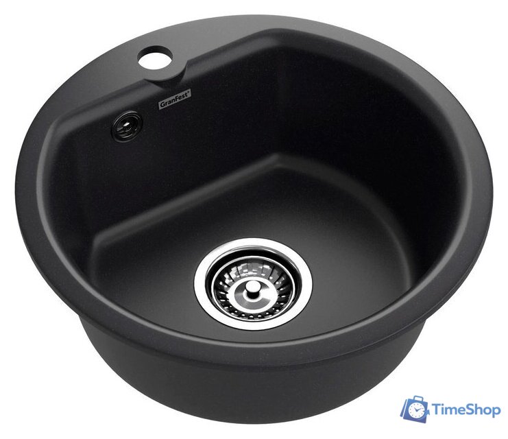 Кухонная мойка GranFest SMART 435 (черный) - Изображение №2 — Интернет-магазин Time-Shop