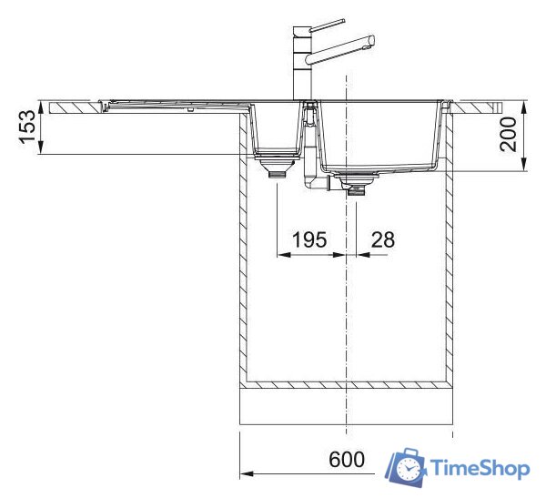 Кухонная мойка Franke Sirius 2.0 S2D 651-100 143.0618.670 (снежно-белый) - Изображение №3 — Интернет-магазин Time-Shop