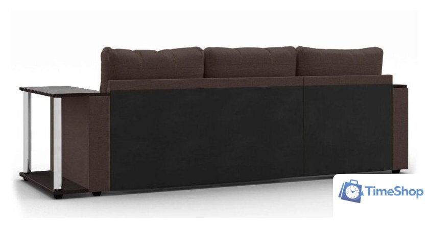 Диван Mio Tesoro Атланта 110 (Savana Chocolate/Ecostile Chocolate) - Изображение №4 — Интернет-магазин Time-Shop