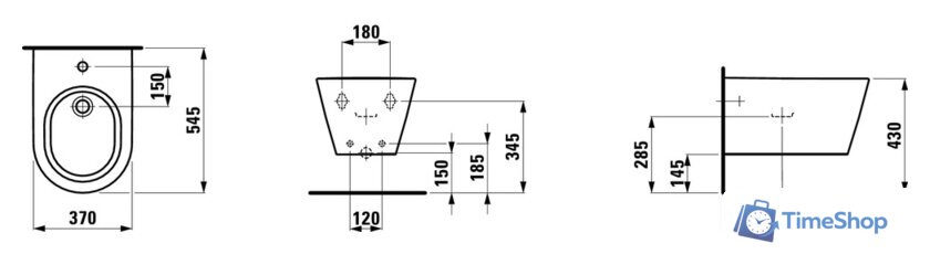 Биде Laufen Kartell [8303310003021] - Изображение №2 — Интернет-магазин Time-Shop