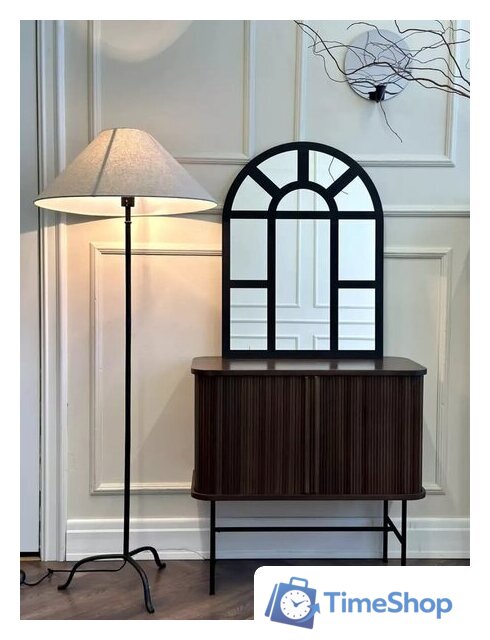 Зеркало EMZE 60x80 UV.ARC.WIND.60.80.CHE (черный с УФ-окантовкой) - Изображение №1 — Интернет-магазин Time-Shop