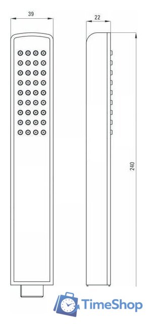 Душевая система  Deante BXYSX44T-3 - Изображение №9 — Интернет-магазин Time-Shop