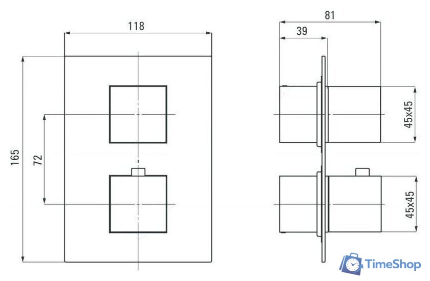 Душевая система  Deante BXYSX44T-3 - Изображение №3 — Интернет-магазин Time-Shop