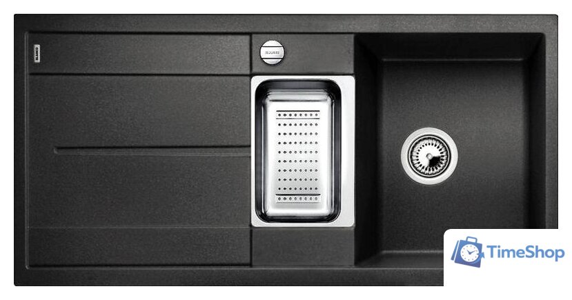 Кухонная мойка Blanco Metra 6 S-F (антрацит) [519113] - Изображение №1 — Интернет-магазин Time-Shop