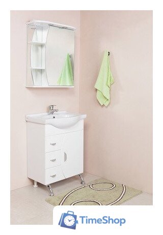  Onika Тумба под умывальник Луна 60.106 (белый) [106005] - Изображение №3 — Интернет-магазин Time-Shop