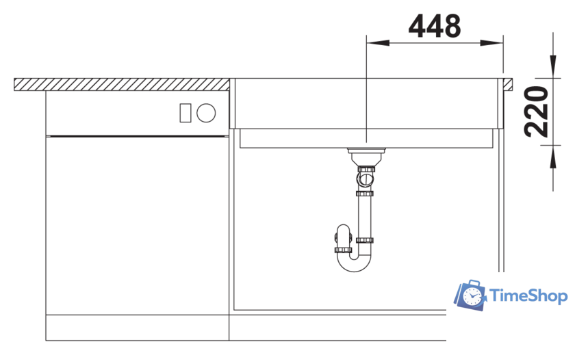 Кухонная мойка Blanco Vintera XL 9-UF 526107 (серый беж) - Изображение №4 — Интернет-магазин Time-Shop