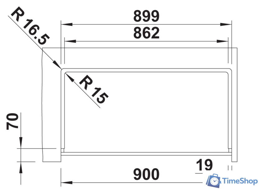 Кухонная мойка Blanco Vintera XL 9-UF 526107 (серый беж) - Изображение №3 — Интернет-магазин Time-Shop