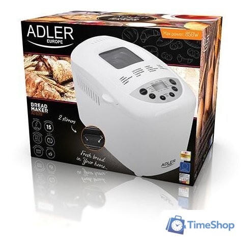 Хлебопечка Adler AD 6019 - Изображение №2 — Интернет-магазин Time-Shop