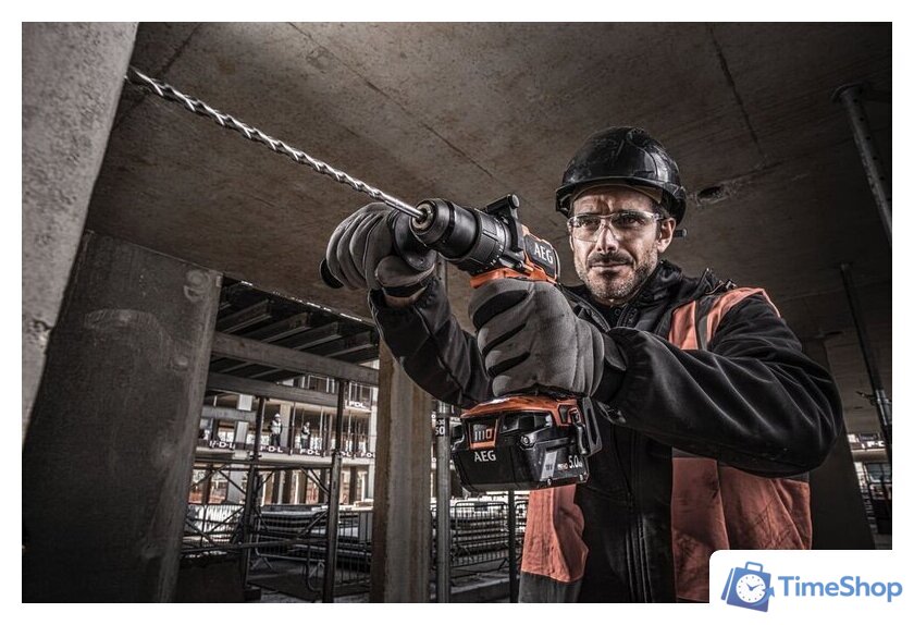 Ударная дрель-шуруповерт AEG Powertools BSB 18C3BL-402C 4935478938 (с 2-мя АКБ 4 Ач, кейс) - Изображение №5 — Интернет-магазин Time-Shop