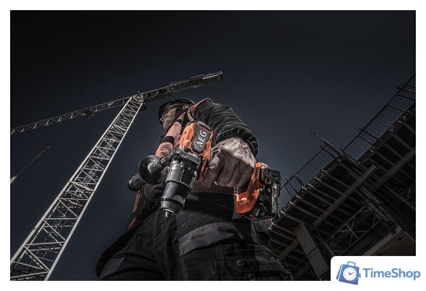 Ударная дрель-шуруповерт AEG Powertools BSB 18C3BL-402C 4935478938 (с 2-мя АКБ 4 Ач, кейс) - Изображение №2 — Интернет-магазин Time-Shop