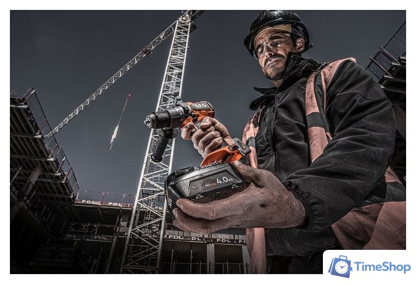 Ударная дрель-шуруповерт AEG Powertools BSB 18C3BL-402C 4935478938 (с 2-мя АКБ 4 Ач, кейс) - Изображение №4 — Интернет-магазин Time-Shop