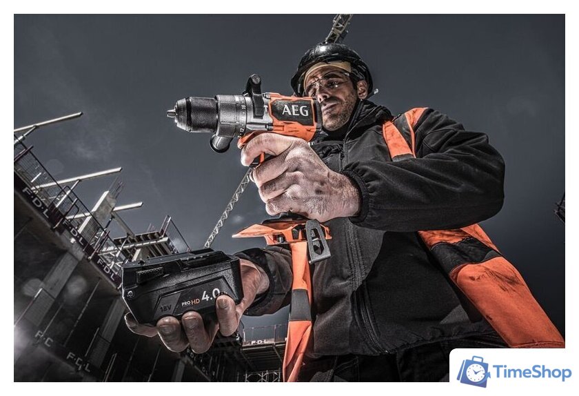 Ударная дрель-шуруповерт AEG Powertools BSB 18C3BL-402C 4935478938 (с 2-мя АКБ 4 Ач, кейс) - Изображение №3 — Интернет-магазин Time-Shop