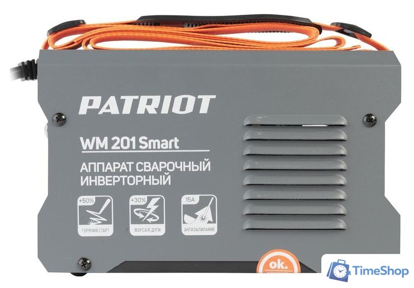 Сварочный инвертор Patriot WM 201 Smart - Изображение №3 — Интернет-магазин Time-Shop