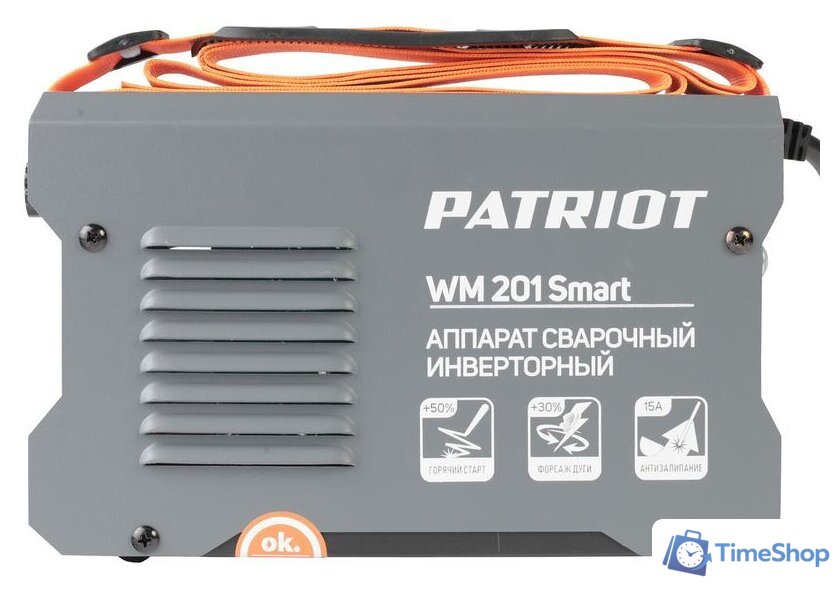 Сварочный инвертор Patriot WM 201 Smart - Изображение №4 — Интернет-магазин Time-Shop