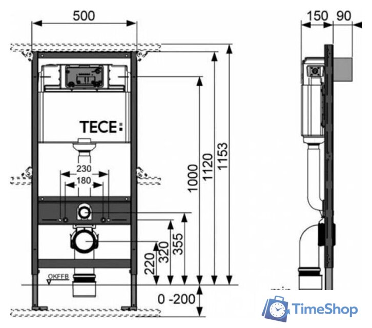 Унитаз подвесной AM.PM Sunny Flashclean C85C1701SC + TECE Profil 9300302 - Изображение №14 — Интернет-магазин Time-Shop