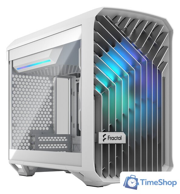Корпус Fractal Design Torrent Nano White RGB Clear Tint FD-C-TOR1N-05 - Изображение №1 — Интернет-магазин Time-Shop
