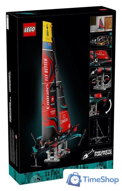 Конструктор LEGO Technic 42174 Яхта AC75 команды Emirates в Новой Зеландии - Изображение №2 — Интернет-магазин Time-Shop