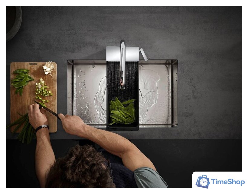 Кухонная мойка Hansgrohe S71 S719-U660 Under-mount sink 660 43428800 - Изображение №2 — Интернет-магазин Time-Shop