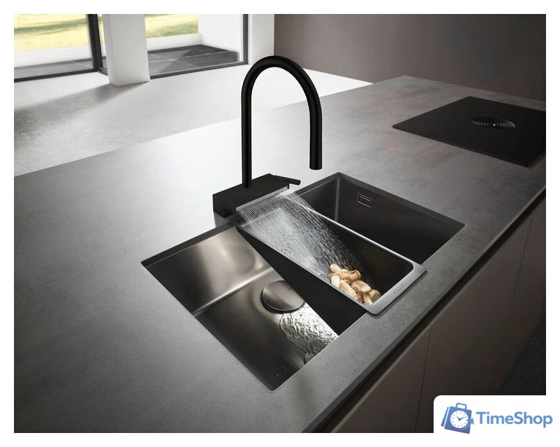 Кухонная мойка Hansgrohe S71 S719-U660 Under-mount sink 660 43428800 - Изображение №3 — Интернет-магазин Time-Shop