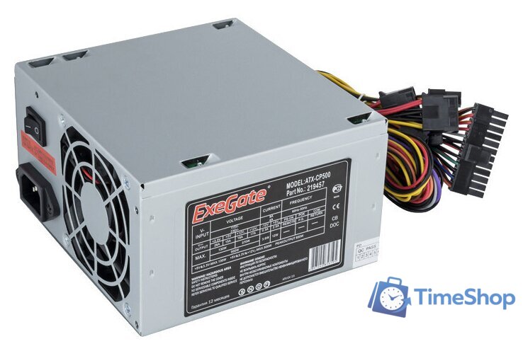 Блок питания ExeGate CP500 EX219457RUS - Изображение №1 — Интернет-магазин Time-Shop