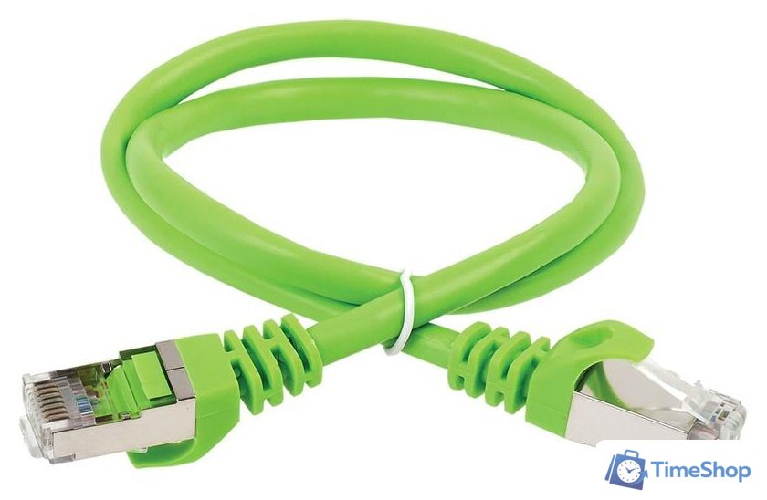 Кабель ITK RJ45 - RJ45 PC02-C5EF-3M (3 м, зелёный) - Изображение №1 — Интернет-магазин Time-Shop