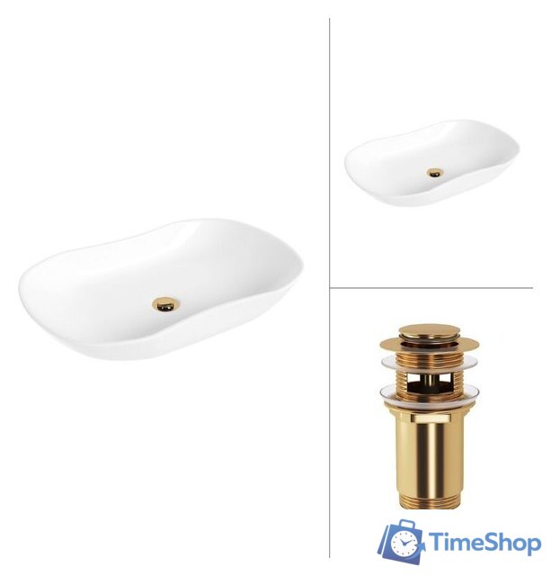 Умывальник Lauter 21570 + клапан 21190G - Изображение №1 — Интернет-магазин Time-Shop