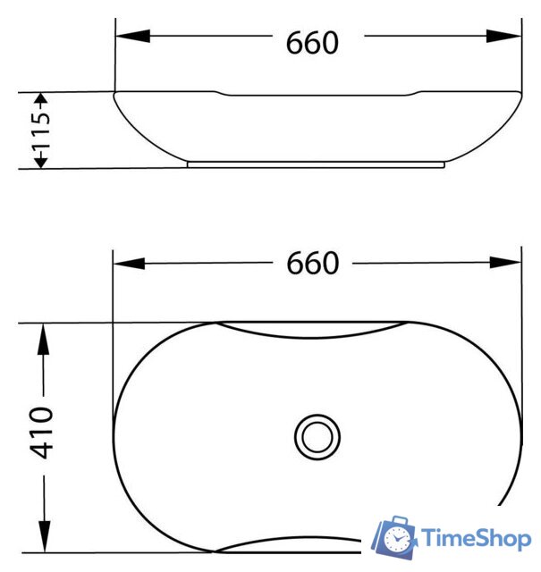 Умывальник Lauter 21570 + клапан 21190G - Изображение №15 — Интернет-магазин Time-Shop