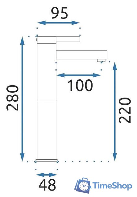 Смеситель Rea Polo B9942 (белый/хром) - Изображение №4 — Интернет-магазин Time-Shop