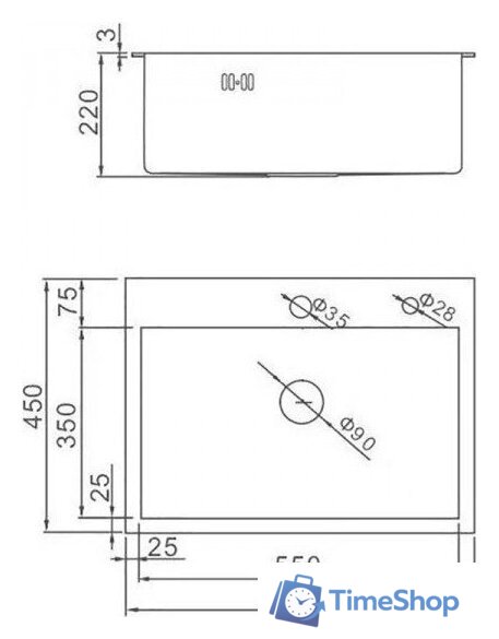 Кухонная мойка Wisent WS-36045D/GER013 (с сифоном, дозатором и коландером) - Изображение №16 — Интернет-магазин Time-Shop