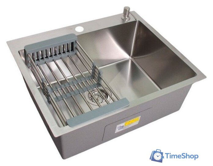 Кухонная мойка Wisent WS-36045D/GER013 (с сифоном, дозатором и коландером) - Изображение №1 — Интернет-магазин Time-Shop