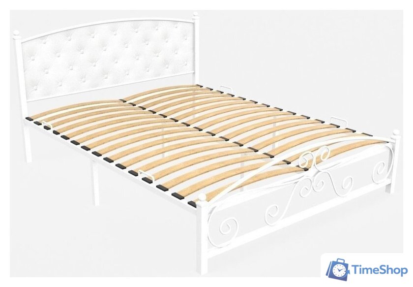 Кровать ИП Князев Бали 160x200 (белый) - Изображение №3 — Интернет-магазин Time-Shop