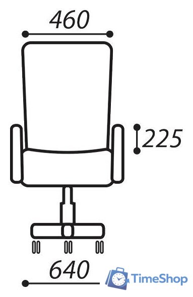 Офисное кресло Brabix Line EX-530 (черный) - Изображение №13 — Интернет-магазин Time-Shop