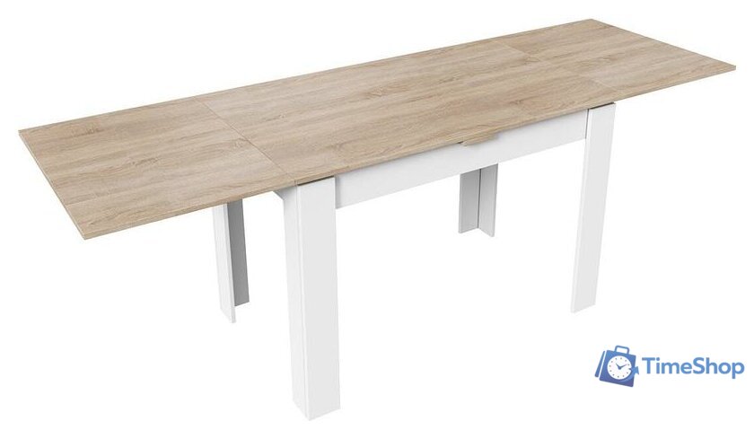 Кухонный стол Трия Промо тип 4 (белый/дуб сонома светлый) - Изображение №2 — Интернет-магазин Time-Shop
