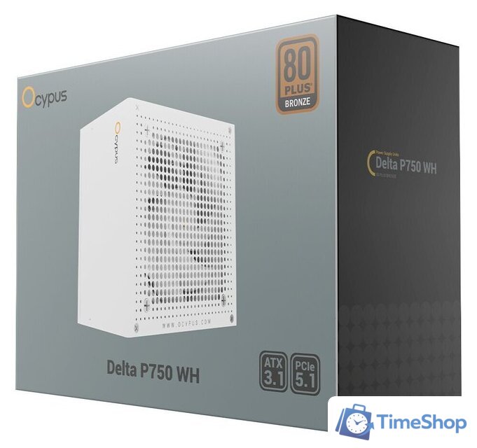 Блок питания Ocypus Delta P750 Delta-P750-B1FDWH025X-EU - Изображение №7 — Интернет-магазин Time-Shop