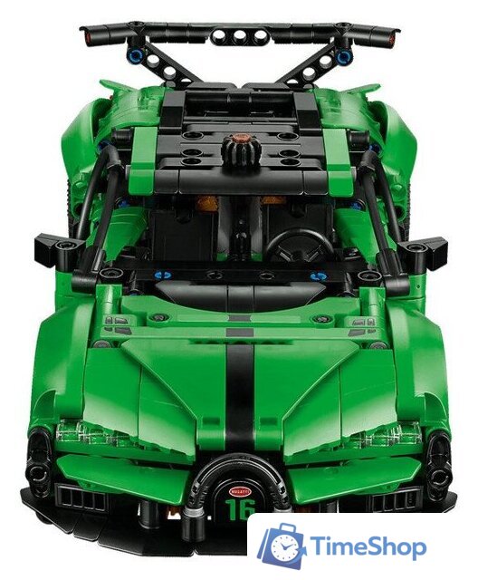 Конструктор LEGO Technic 42241 Green Bugatti Chiron Pur Sport Hypercar - Изображение №2 — Интернет-магазин Time-Shop